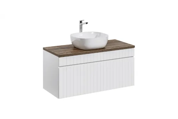 ArtCom Skrinka pod umývadlo ICONIC White 82-100 | 100 cm