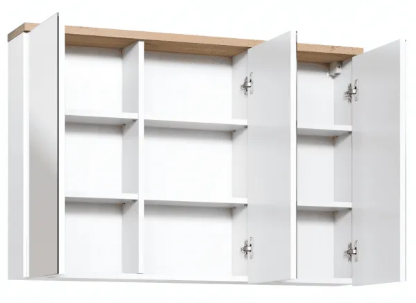ArtCom Zrkadlová skrinka BALI White 845 | 100 cm