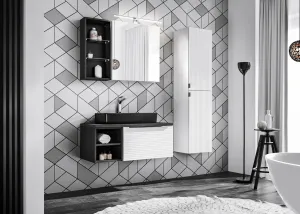 ArtCom Regál do kúpeľne LEONARDO Oak 83-01
