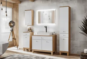 ArtCom Kúpeľňová skrinka nízka SAMOA WHITE 810