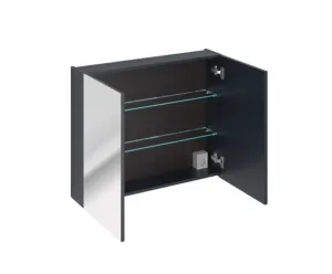ArtCom Zrkadlová skrinka SANTA FE Blue 84-80 | 80 cm