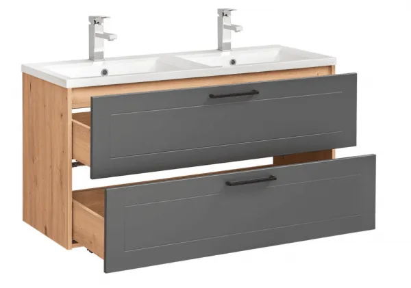 ArtCom Skrinka pod umývadlo MADERA Grey 854 | 120 cm