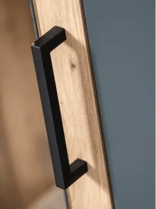 ArtCom Vysoká skrinka do kúpeľne MADERA Grey 803