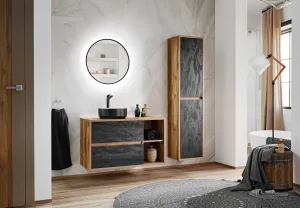 ArtCom Vysoká skrinka do kúpeľne HAMPTON 800