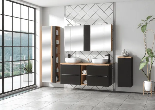 ArtCom Vysoká skrinka do kúpeľne CAPRI Cosmos 800