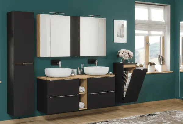ArtCom Vysoká skrinka do kúpeľne CAPRI Cosmos 800