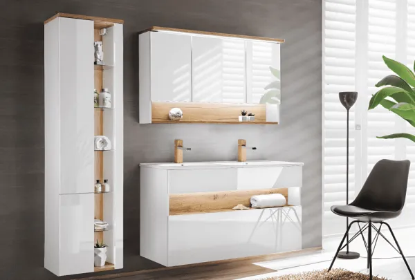 ArtCom Skrinka pod umývadlo BAHAMA White 854 | 120 cm