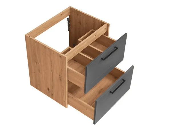 ArtCom Skrinka pod umývadlo MADERA Grey 820 | 60 cm