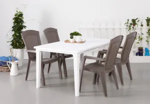KETER Záhradná stolička METASSA | cappuccino