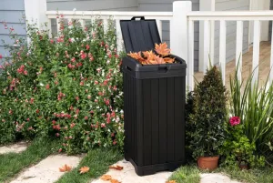 Odpadkový kôš Baltimore 125 l čierny plastový