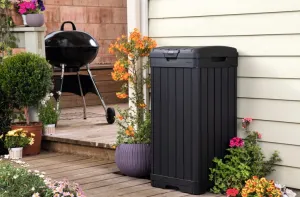 Odpadkový kôš Baltimore 125 l čierny plastový