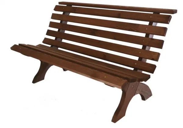 Rojaplast RETRO drevená lavica - PRÍRODNÁ