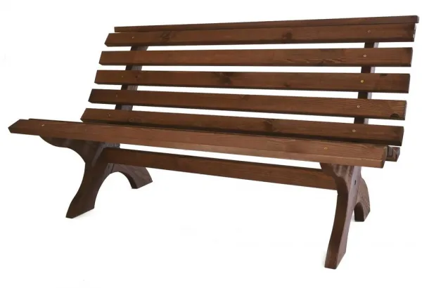 Rojaplast RETRO drevená lavica - PRÍRODNÁ