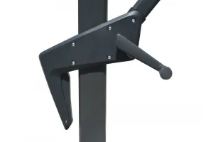 ArtRoja Záhradný slnečník DELUXE | sivá 270 cm