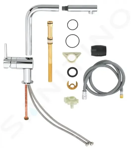 GROHE GROHE - Minta Drezová batéria s výsuvnou koncovkou, chróm 32168000