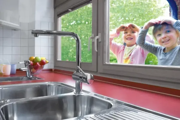 GROHE GROHE - Minta Drezová batéria s výsuvnou koncovkou, chróm 32168000