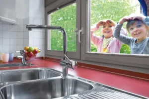 GROHE GROHE - Minta Drezová batéria s výsuvnou koncovkou, chróm 32168000