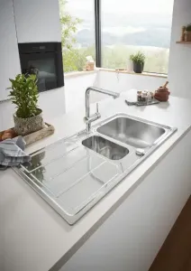 GROHE GROHE - Minta Drezová batéria s výsuvnou koncovkou, chróm 32168000