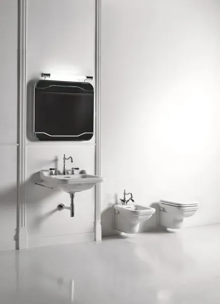 KERASAN - WALDORF závesná WC misa, 37x55cm, biela 411501