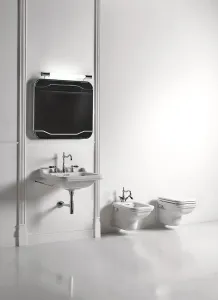 KERASAN - WALDORF závesná WC misa, 37x55cm, biela 411501