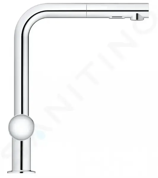 GROHE GROHE - Minta Drezová batéria s výsuvnou spŕškou, chróm 30274000