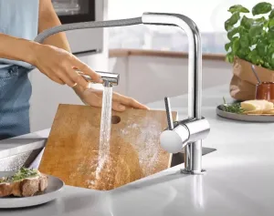 GROHE GROHE - Minta Drezová batéria s výsuvnou spŕškou, chróm 30274000