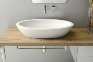 ISVEA - SISTEMA keramické umývadlo 75x42cm, biela 10AR65075