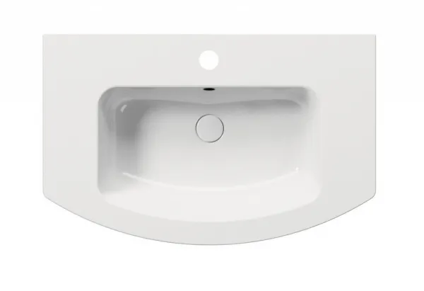 GSI - PURA keramické umývadlo Slim oblé 82x49cm, biela ExtraGlaze 8826111