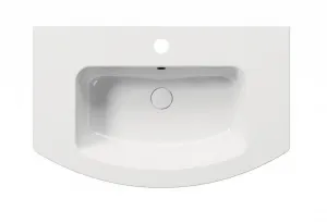 GSI - PURA keramické umývadlo Slim oblé 82x49cm, biela ExtraGlaze 8826111