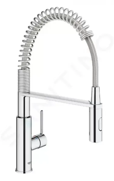 GROHE GROHE - Get Drezová batéria s flexibilným ramenom a spŕškou, chróm 30361000