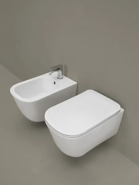 KERASAN - TRIBECA závesná WC misa, Rimless, 35x54cm, biela 511401