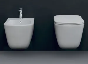 KERASAN - TRIBECA závesná WC misa, Rimless, 35x54cm, biela 511401