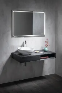 RONDANE keramické umývadlo priemer 40x14 cm, na dosku AR435