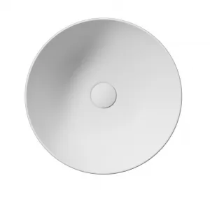 GSI - PURA keramické umývadlo na dosku, Ø 42cm, biela mat 885109