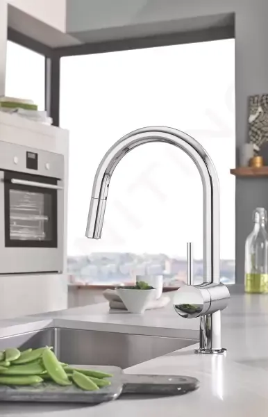 GROHE GROHE - Minta Drezová batéria s výsuvnou spŕškou, chróm 32321002