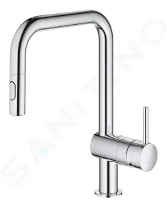 GROHE GROHE - Minta Drezová batéria s výsuvnou spŕškou, chróm 32322002
