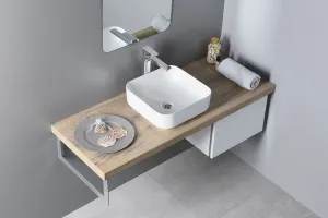 PRATA keramické umývadlo 39,5x14,5x39,5 cm, na dosku AR423