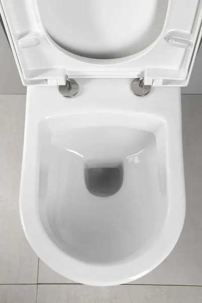 AQUALINE - NERA závesná WC misa, 35,5x50cm, biela NS952