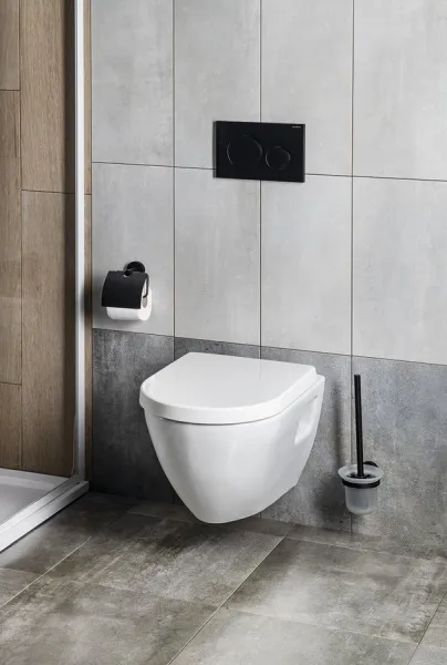 AQUALINE - NERA závesná WC misa, 35,5x50cm, biela NS952
