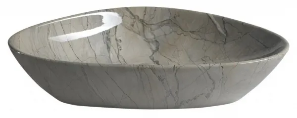 SAPHO - DALMA keramické umývadlo na dosku 58,5x39 cm, grigio 213