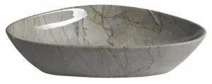 SAPHO - DALMA keramické umývadlo na dosku 58,5x39 cm, grigio 213