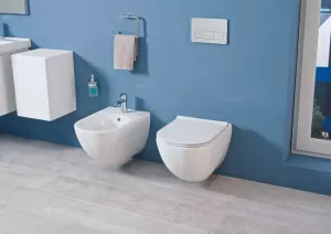 Jika Mio - Závesné WC, Rimless, biela H8207140000001