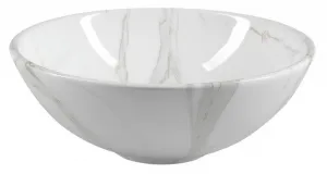 SAPHO - DALMA keramické umývadlo na dosku Ø 42 cm, carrara 117