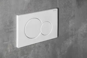 GEBERIT SIGMA01 ovládacie tlačítko, Dual flush, biela lesk 115.770.11.5