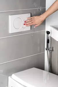 GEBERIT SIGMA01 ovládacie tlačítko, Dual flush, biela lesk 115.770.11.5