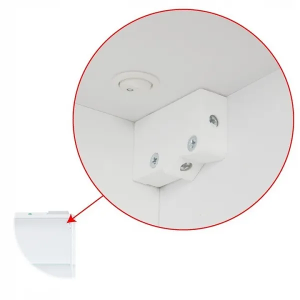OLSEN SPA - Vrchný zrkadlová skrinka NICE s LED osvetlením - Rozmery skriniek - 80 × 64 × 15 cm OLNNIC80