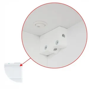 OLSEN SPA - Vrchný zrkadlová skrinka NICE s LED osvetlením - Rozmery skriniek - 80 × 64 × 15 cm OLNNIC80