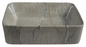 SAPHO - DALMA keramické umývadlo na dosku 48x38 cm, grigio 513