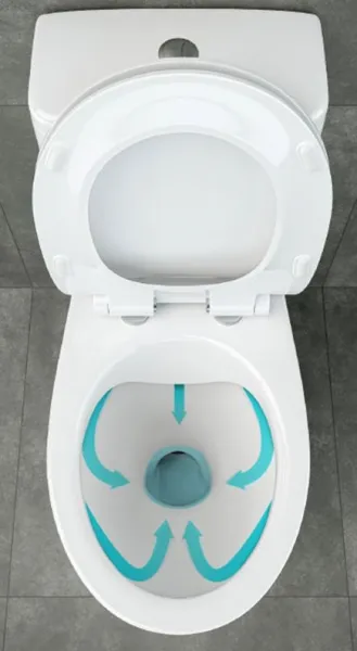 CERSANIT - WC KOMBI 699 CERSANIA II. SIMPLEON 010 3/6L+DUROPLAST SLIM SEDADLO SOFTCLOSE K11-2340