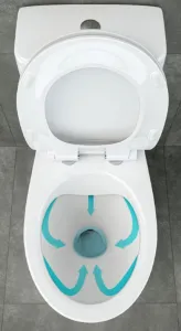 CERSANIT - WC KOMBI 699 CERSANIA II. SIMPLEON 010 3/6L+DUROPLAST SLIM SEDADLO SOFTCLOSE K11-2340